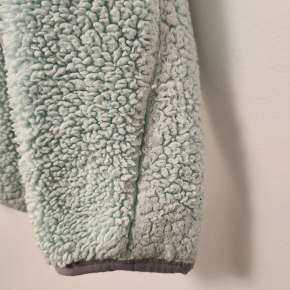 Columbia Jacket Womens Fast Beauty Plush Super Soft Zip Small Mint Green & Gray - Picture 8 of 13